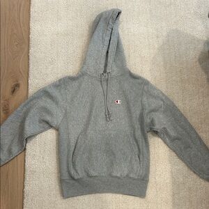 Champion Heather Gray Pullover Hoodie